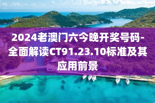 2024老澳门六今晚开奖号码-全面解读CT91.23.10标准及其应用前景