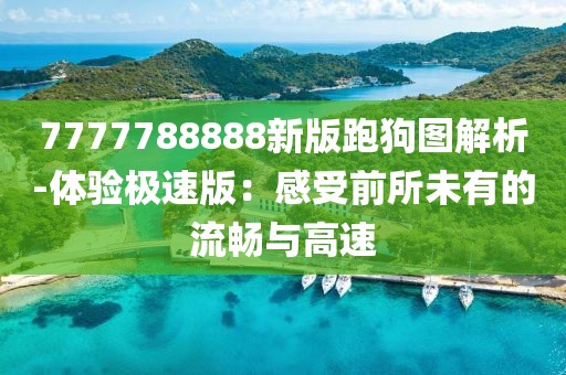 7777788888新版跑狗图解析-体验极速版：感受前所未有的流畅与高速