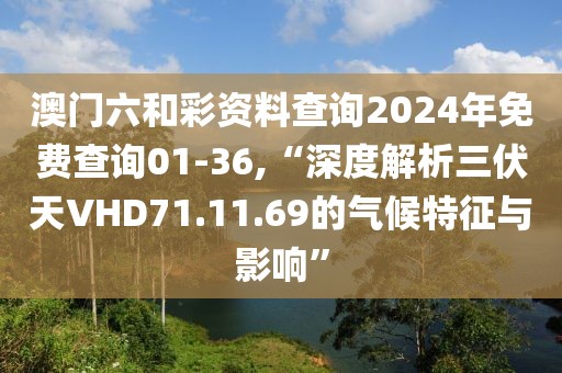 澳门六和彩资料查询2024年免费查询01-36,“深度解析三伏天VHD71.11.69的气候特征与影响”