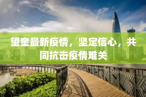 望奎最新疫情，坚定信心，共同抗击疫情难关