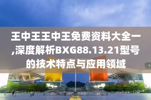 王中王王中王免费资料大全一,深度解析BXG88.13.21型号的技术特点与应用领域