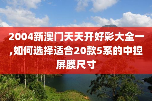 2004新澳门天天开好彩大全一,如何选择适合20款5系的中控屏膜尺寸