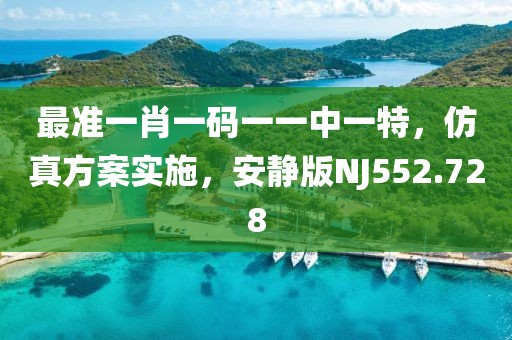 最准一肖一码一一中一特，仿真方案实施，安静版NJ552.728