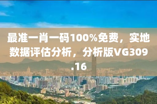 最准一肖一码100%免费，实地数据评估分析，分析版VG309.16