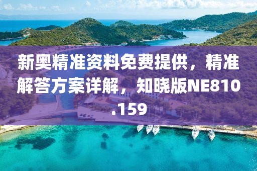 新奥精准资料免费提供，精准解答方案详解，知晓版NE810.159