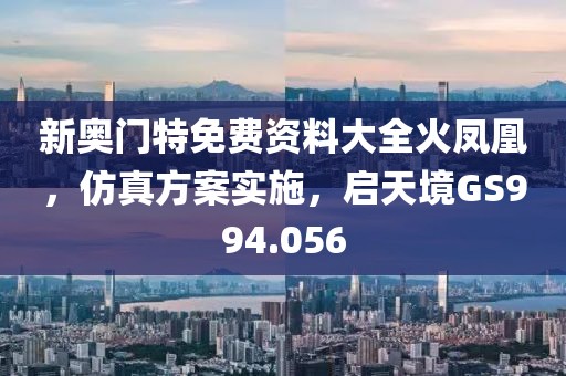 新奥门特免费资料大全火凤凰，仿真方案实施，启天境GS994.056