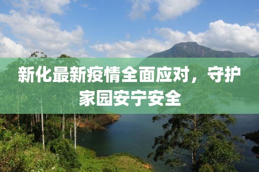 新化最新疫情全面应对，守护家园安宁安全