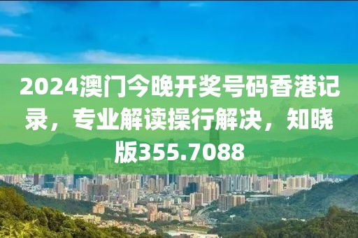 2024澳门今晚开奖号码香港记录，专业解读操行解决，知晓版355.7088