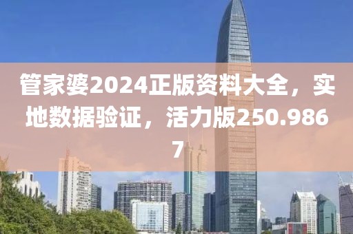 管家婆2024正版资料大全，实地数据验证，活力版250.9867