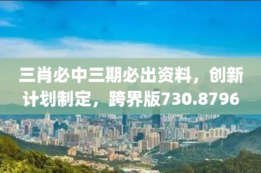 三肖必中三期必出资料，创新计划制定，跨界版730.8796