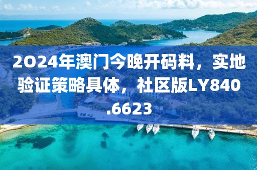 2O24年澳门今晚开码料，实地验证策略具体，社区版LY840.6623