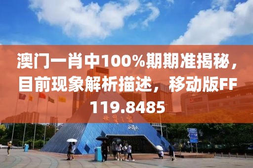 澳门一肖中100%期期准揭秘，目前现象解析描述，移动版FF119.8485