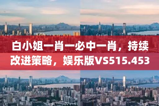 白小姐一肖一必中一肖，持续改进策略，娱乐版VS515.453