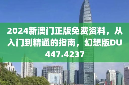 2024新澳门正版免费资料，从入门到精通的指南，幻想版DU447.4237
