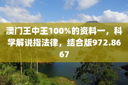 澳门王中王100%的资料一，科学解说指法律，结合版972.8667