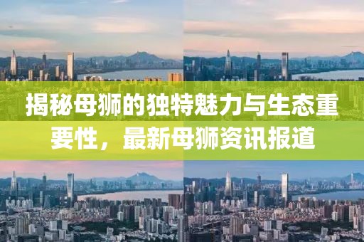 揭秘母狮的独特魅力与生态重要性，最新母狮资讯报道