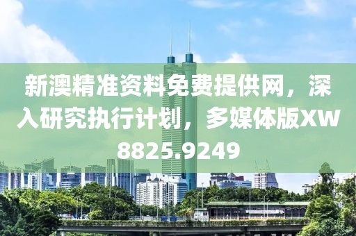 新澳精准资料免费提供网，深入研究执行计划，多媒体版XW8825.9249
