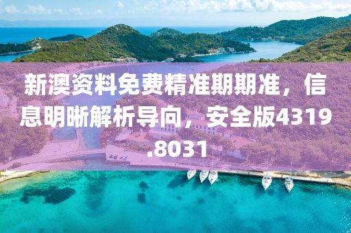 新澳资料免费精准期期准，信息明晰解析导向，安全版4319.8031