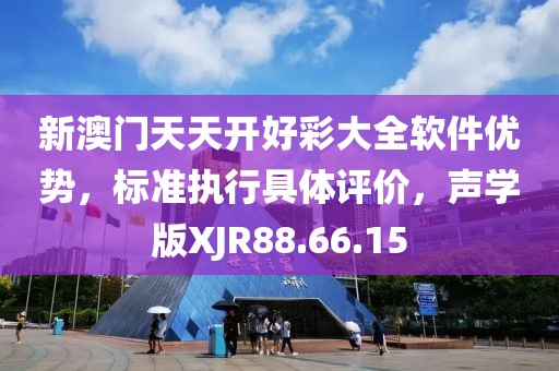 新澳门天天开好彩大全软件优势，标准执行具体评价，声学版XJR88.66.15