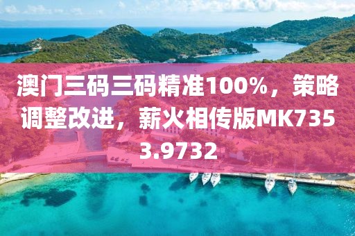 澳门三码三码精准100%，策略调整改进，薪火相传版MK7353.9732