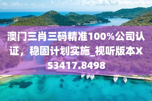 澳门三肖三码精准100%公司认证，稳固计划实施_视听版本XS3417.8498
