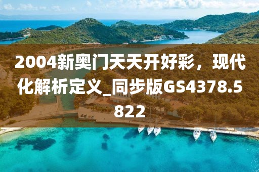2004新奥门天天开好彩，现代化解析定义_同步版GS4378.5822