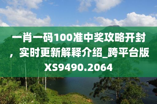 一肖一码100准中奖攻略开封，实时更新解释介绍_跨平台版XS9490.2064