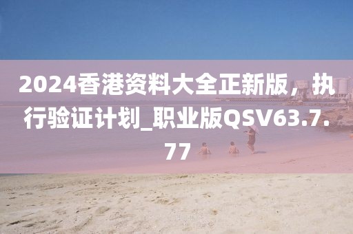 2024香港资料大全正新版，执行验证计划_职业版QSV63.7.77