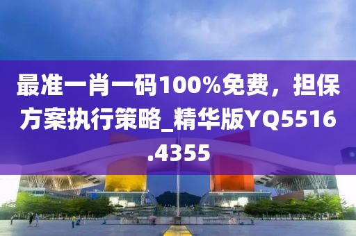 最准一肖一码100%免费，担保方案执行策略_精华版YQ5516.4355