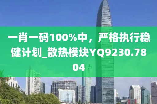 一肖一码100%中，严格执行稳健计划_散热模块YQ9230.7804