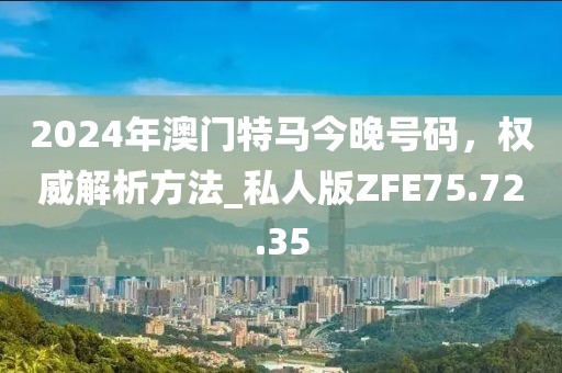 2024年澳门特马今晚号码，权威解析方法_私人版ZFE75.72.35