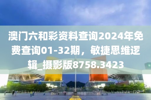 澳门六和彩资料查询2024年免费查询01-32期，敏捷思维逻辑_摄影版8758.3423