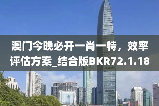 澳门今晚必开一肖一特，效率评估方案_结合版BKR72.1.18