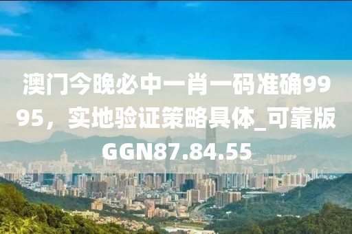 澳门今晚必中一肖一码准确9995，实地验证策略具体_可靠版GGN87.84.55