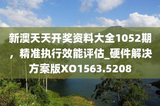 新澳天天开奖资料大全1052期，精准执行效能评估_硬件解决方案版XO1563.5208