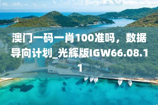 澳门一码一肖100准吗，数据导向计划_光辉版IGW66.08.11