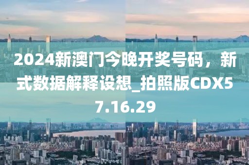 2024新澳门今晚开奖号码，新式数据解释设想_拍照版CDX57.16.29