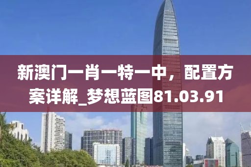 新澳门一肖一特一中，配置方案详解_梦想蓝图81.03.91