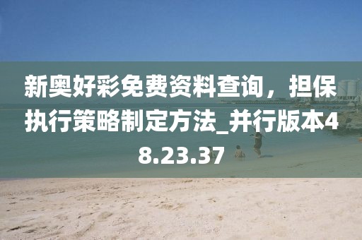 新奥好彩免费资料查询，担保执行策略制定方法_并行版本48.23.37