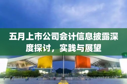 五月上市公司会计信息披露深度探讨，实践与展望