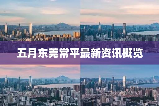 五月东莞常平最新资讯概览