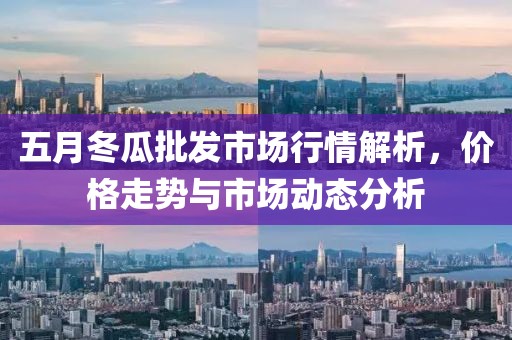 五月冬瓜批发市场行情解析，价格走势与市场动态分析