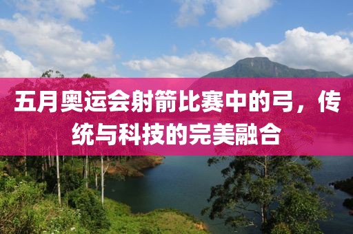 五月奥运会射箭比赛中的弓，传统与科技的完美融合