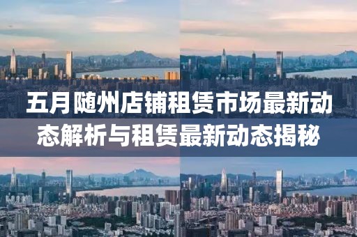 五月随州店铺租赁市场最新动态解析与租赁最新动态揭秘