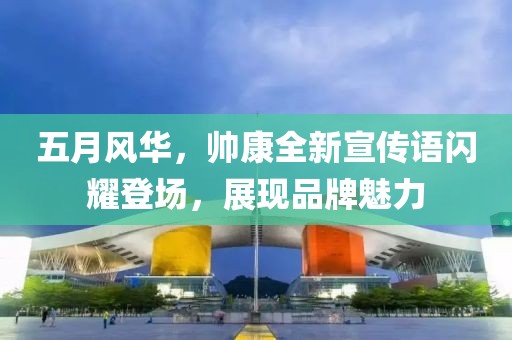 五月风华，帅康全新宣传语闪耀登场，展现品牌魅力