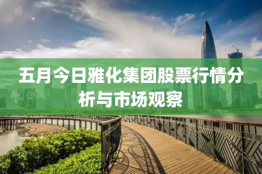 五月今日雅化集团股票行情分析与市场观察