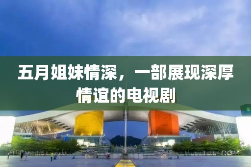 五月姐妹情深，一部展现深厚情谊的电视剧