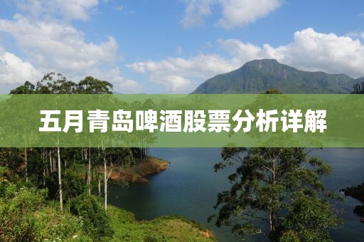 五月青岛啤酒股票分析详解