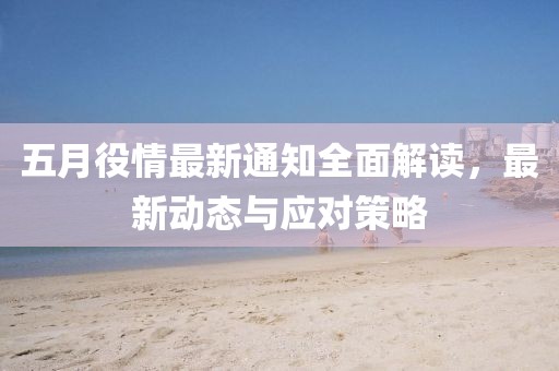 五月役情最新通知全面解读，最新动态与应对策略