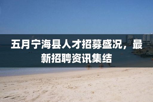 五月宁海县人才招募盛况，最新招聘资讯集结